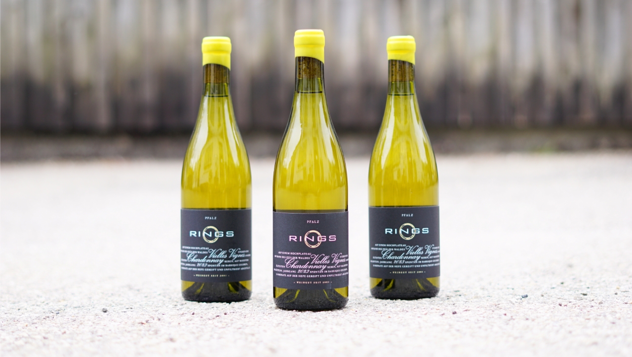 Flaschen Vieilles Vignes Chardonnay von Rings