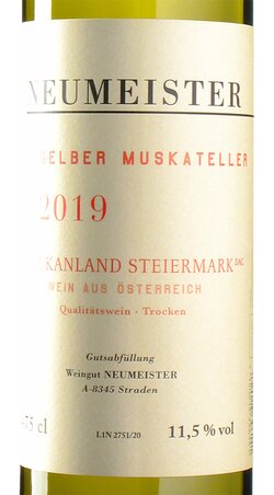 Gelber Muskateller Vulkanland 2019