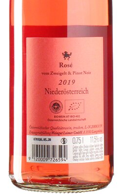 Rosé vom Zweigelt und Pinot 2019