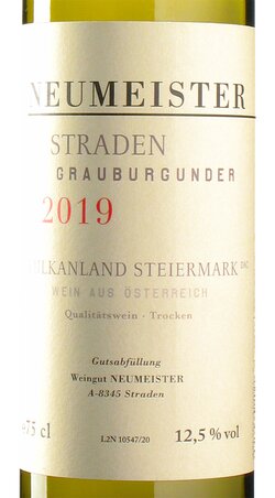 Grauburgunder Straden 2019