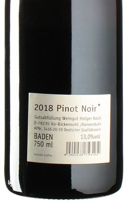 Pinot Noir * 2018