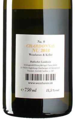 No. 9 - Chardonnay Nu 2018
