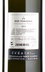 Sabathi - Sauvignon Blanc Ried Poharnig 2019 *bio