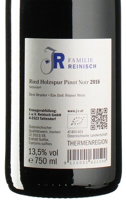 Pinot Noir Holzspur 2016