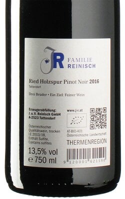 Pinot Noir Ried Holzspur 2016