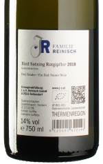 Reinisch - Rotgipfler Ried Satzing 2018 *bio