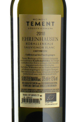 Tement - Sauvignon Blanc Ehrenhausen 2018 HALBFLASCHE *bio