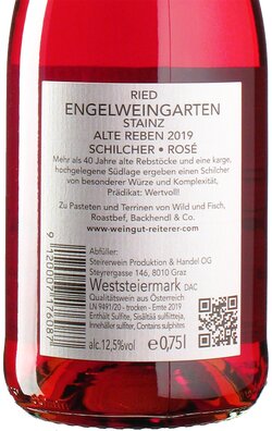 Schilcher Engelweingarten Alte Reben 2019