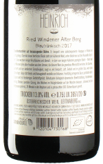 Heinrich - Blaufränkisch Alter Berg 2017 *bio