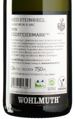 Wohlmuth - Sauvignon Blanc Ried Steinriegl 2019