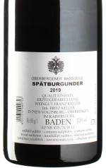 Keller - Spätburgunder Bassgeige 2019
