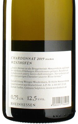 Chardonnay Westhofen 2019