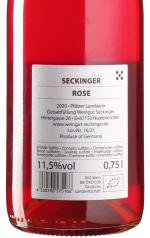 Seckinger - Rosé »R« Pure 2020 *bio