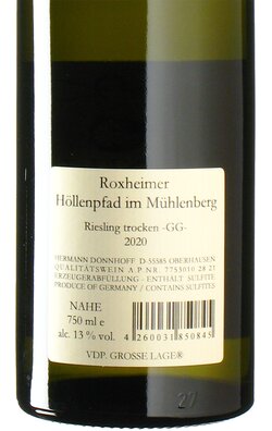 Riesling Hllenpfad im Mhlenberg GG 2020