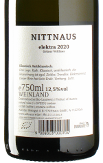 Nittnaus - Grüner Veltliner Elektra 2020 *bio