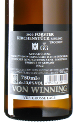 Von Winning - Riesling Kirchenstück GG 2020
