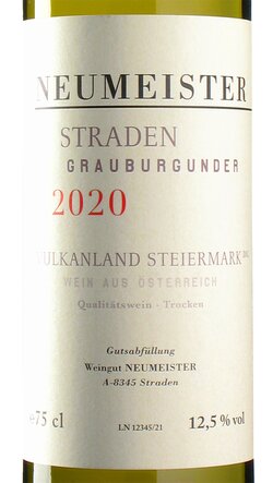Grauburgunder Straden 2020