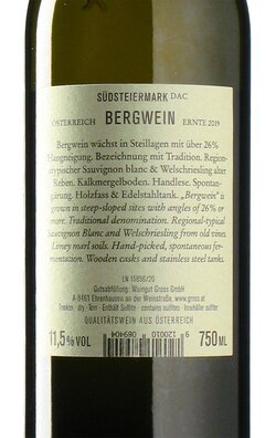Sauvignon Blanc Bergwein 2019