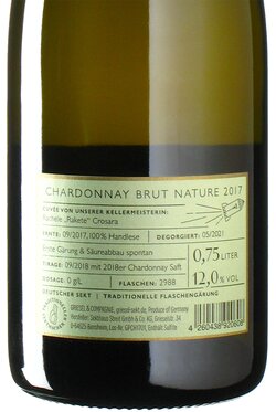 Chardonnay Prestige Sekt Brut Nature 2017