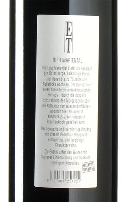 Blaufränkisch Ried Mariental 2018 - Triebaumer - Weinfurore