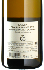 Salwey - Grauburgunder Eichberg GG 2018 *L