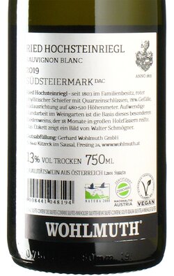 Sauvignon Blanc Ried Hochsteinriegl 2019