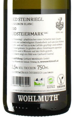 Sauvignon Blanc Ried Steinriegl 2020