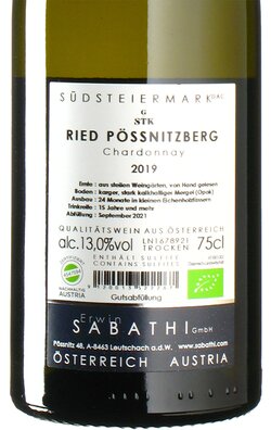 Chardonnay Ried Pssnitzberg 2019
