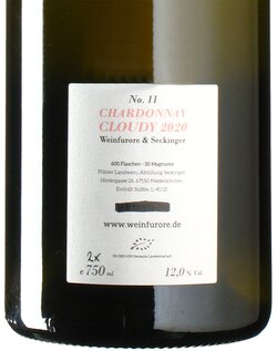 No. 11 - Chardonnay Cloudy 2020 Magnum