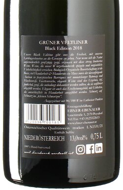 Grner Veltliner Black Edition 2018