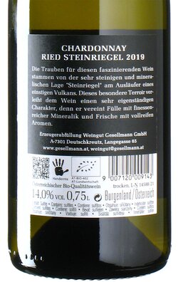 Chardonnay Ried Steinriegel 2019