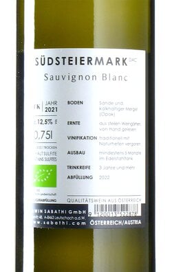 Sauvignon Blanc Südsteiermark 2021