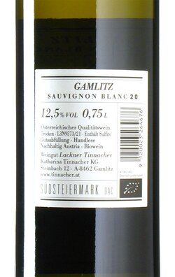 Sauvignon Blanc Gamlitz 2020