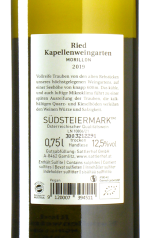 Sattlerhof - Morillon Ried Kapellenweingarten 2019 *bio