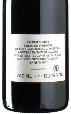 Spätburgunder Vulkan 2020 - Wasenhaus Winery, Baden - Weinfurore