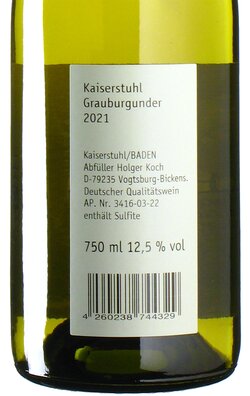 Grauburgunder Kaiserstuhl 2021