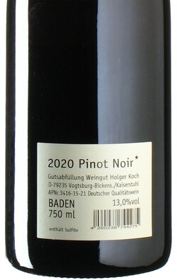 Pinot Noir * 2020