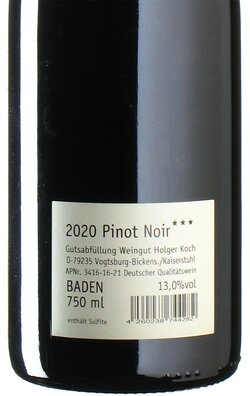 Pinot Noir *** 2020
