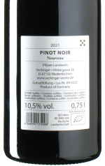 Seckinger - Pinot Noir Nero 2021 *bio