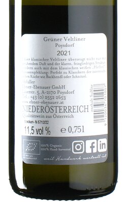 Grner Veltliner Poysdorf 2021