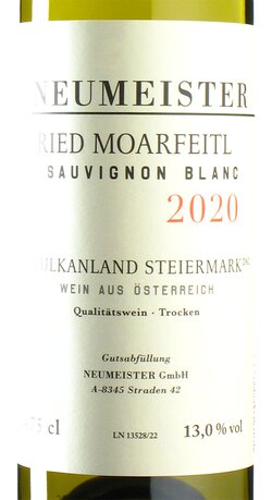 Sauvignon Blanc Ried Moarfeitl 2020