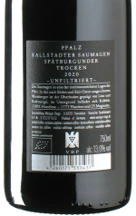 Rings - Spätburgunder Saumagen GG 2020 *bio