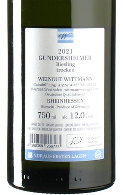 Riesling Gundersheim 2021