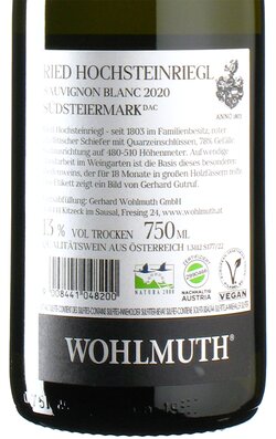 Sauvignon Blanc Ried Hochsteinriegl 2020