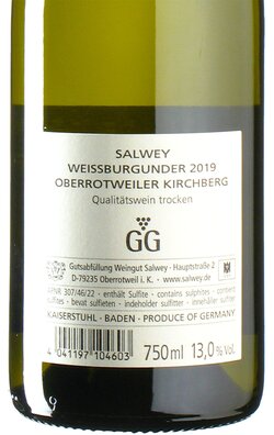 Weißburgunder Kirchberg GG 2019