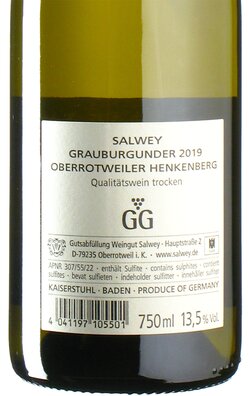 Grauburgunder Henkenberg GG 2019