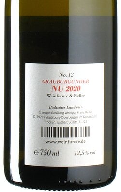 No. 12 - Grauburgunder Nu 2020