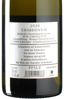 Chardonnay Schweigen 2020