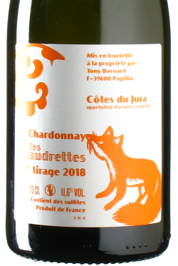 ボールナールles Gaudrettes 2018 Tony Bornard Tony Bornard, Chardonnay 'Les Gaudrettes' 2eme Tirage 2018