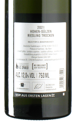 Battenfeld-Spanier - Riesling Hohen-Sülzen 2021 *bio